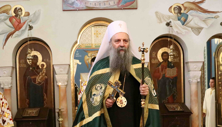 Serbian Patriarch Porfirije. Photo: spc.rs