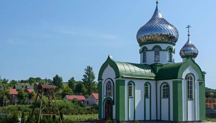 The Church of St. Amphiloсhius of Pochaiv (UOC) in Mostiska, Lviv region. Photo: Mostyska Town Council Facebook page