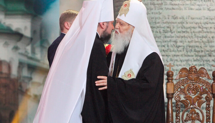 Epifaniy says he promised Filaret nothing. Photo: Ukrainska Pravda