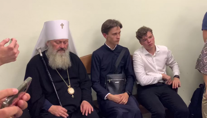 Metropolitan Pavel in the Solomiansky District Court. Photo: UOJ