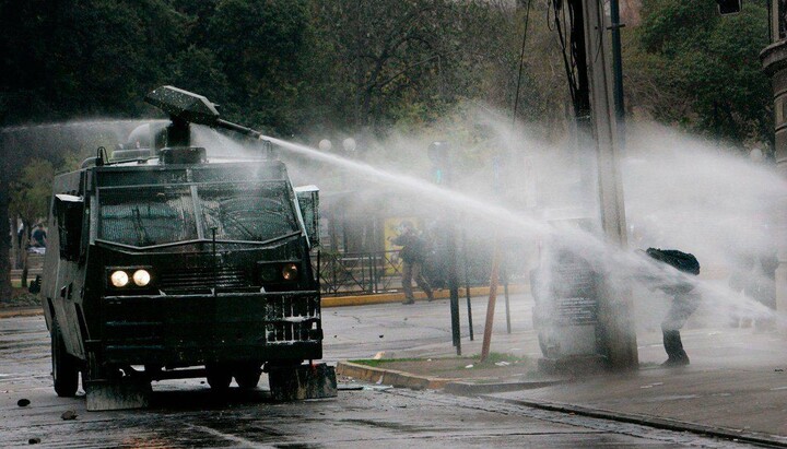 Illustrative photo of a police water cannon. Photo: theatlantic