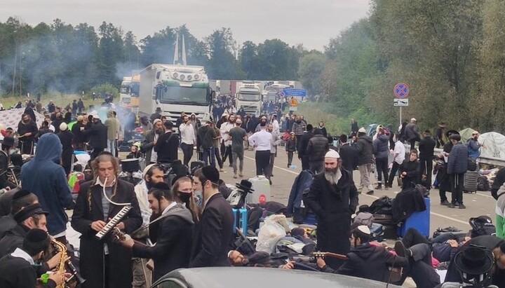 Hasidim in Uman in 2020. Photo: Correspondent