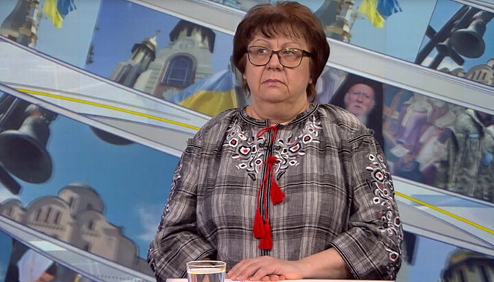 Liudmyla Filipovych, member of the State Ethnopolitics Commission. Photo: uatv.ua