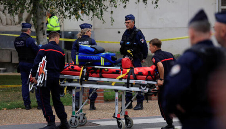 Murdered teacher in France. Photo: REUTERS