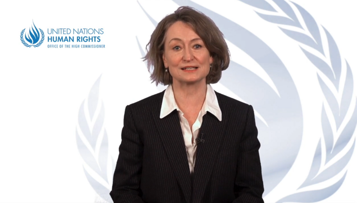 Ilze Brands Kehris. Photo: a screenshot of the UN YouTube channel