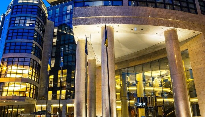 The Hilton Hotel in Kyiv. Photo: f.kyivmaps.com