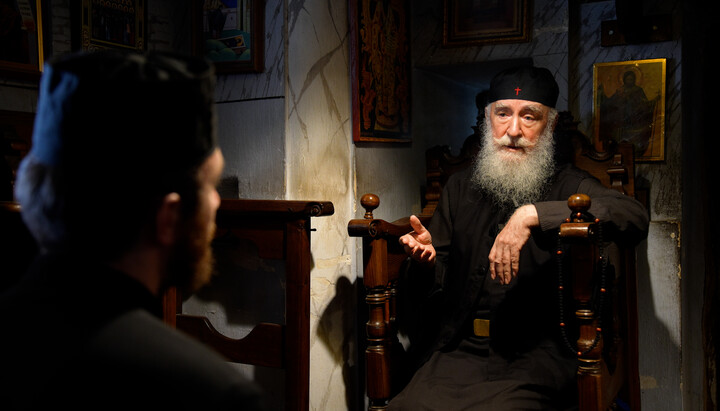 Athonite Elder Nikon. Photo: screenshot of the YouTube video channel 