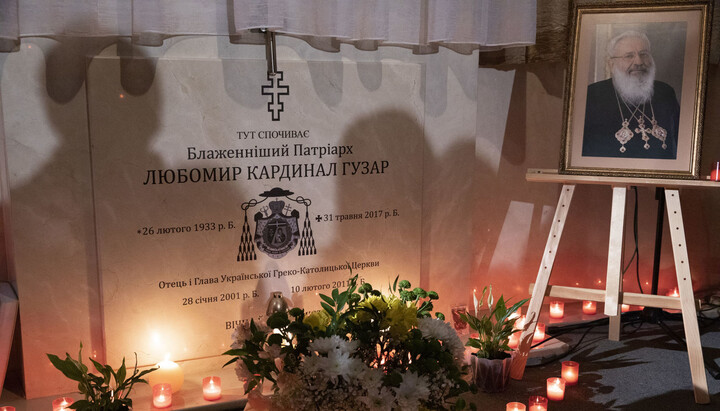 Guzar's grave. Photo: UGCC website