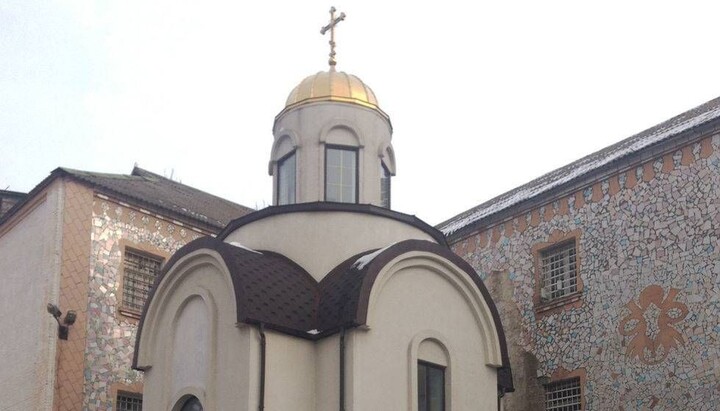 Church on the prison grounds. Photo: t.me/innocentprisoner