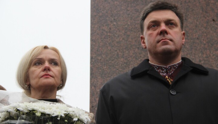 Oleh Tiahnybok and Iryna Farion. Photo: radiosvoboda