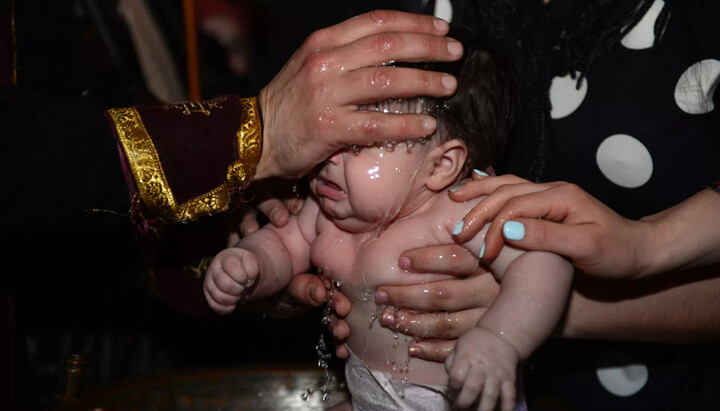 Baptism in Georgia. Photo: Sputnik Georgia