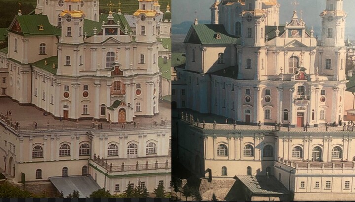 The modern design of the vestibule of the Assumption Cathedral was completed before the agreement was signed. Photo: Pochaiiv Lavra