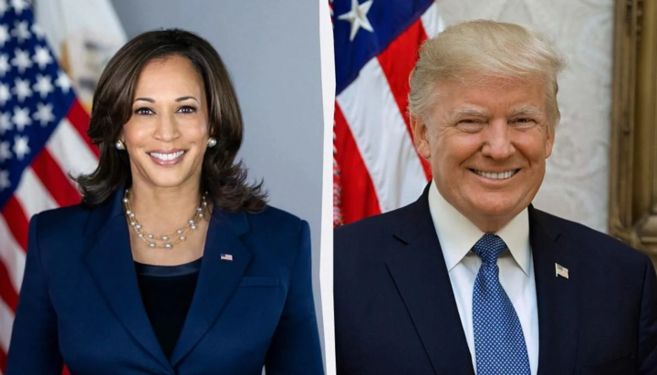 Kamala Harris and Donald Trump. Photo: UNIAN