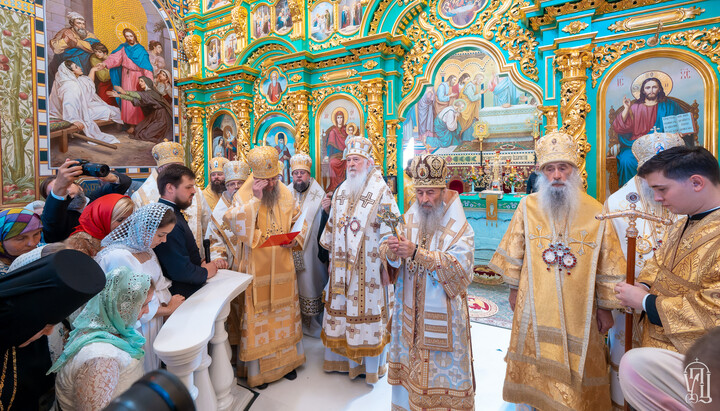 The UOC celebrated the 10th anniversary of the enthronement of His Beatitude Metropolitan Onuphry. Photo: news.church.ua.