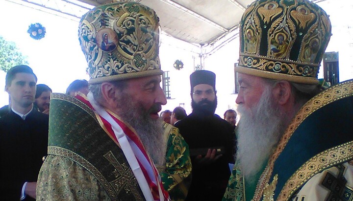 Bulgarian Church hierarch greets His Beatitude on enthronement anniversary