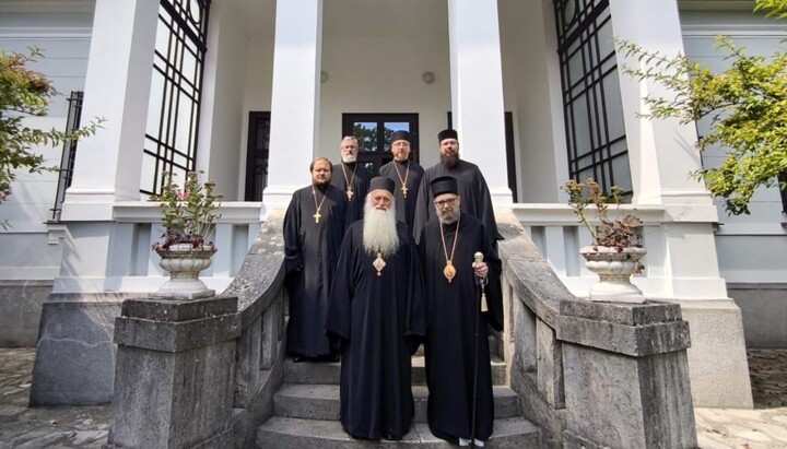 Metropolitan Lukian of Budima expressed his support for His Beatitude Metropolitan Onuphry and the entire UOC. Photo: DECR UOC