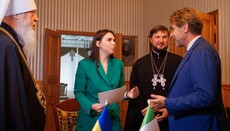 UOC bishop discusses restoration of Odesa Cathedral with Italian Ambassador