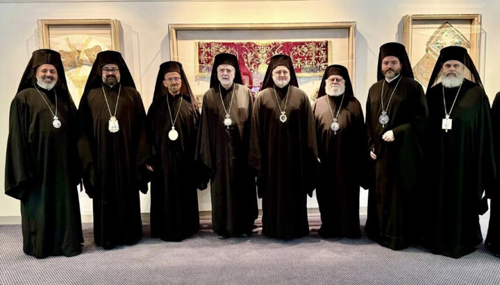 Members of the Phanar Synod in the U.S. Photo: ekirikas.com