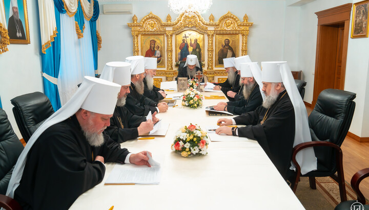 A session of the Holy Synod of the UOC on October 23, 2024, in Feofaniya. Photo: UOC