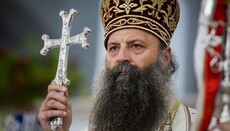 Serbian Patriarch sends 80th birthday greetings to Metropolitan Onuphry