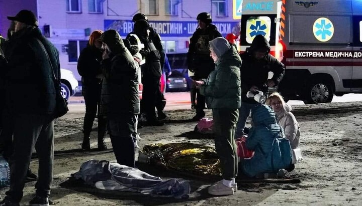 Victims of the shelling in Sumy. Photo: Kordon.media