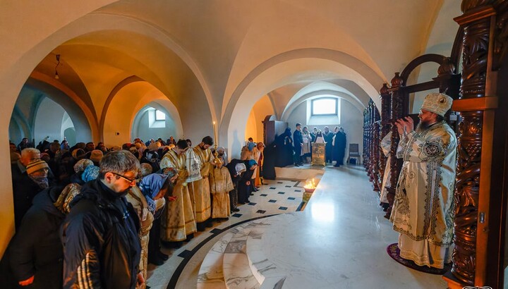 Metropolitan Theodosiy noted that despite celebrating the feast day of the cathedral in exile, the celebration was no less blessed. Photo: Cherkasy Eparchy