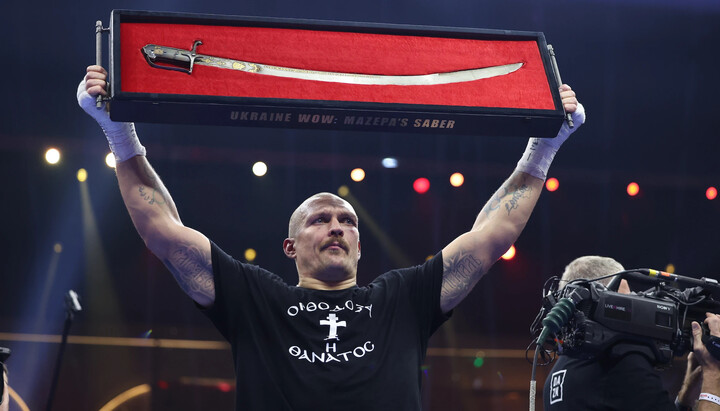 Oleksandr Usyk after his victory. Photo: Champion