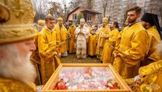 Cherkasy welcomes the relics of Saint Spyridon of Trimythous