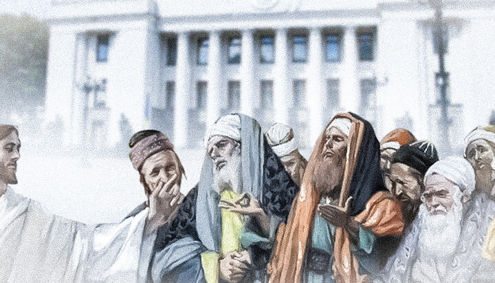 Ukrainian deputies act like evangelical Pharisees. Photo: UOJ