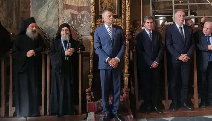 Гувернер Свете горе Алкивијадис Стефани. Фото: СПН Света гора