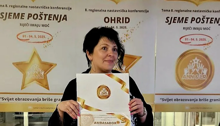 Професорка православне веронауке добила значајно признање
