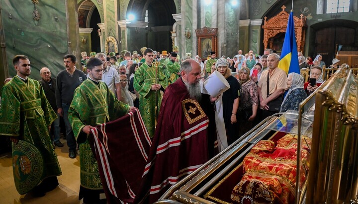 Сергеј Думенко у Тројицком сабору Чернигова. Фото: прес служба ПЦУ