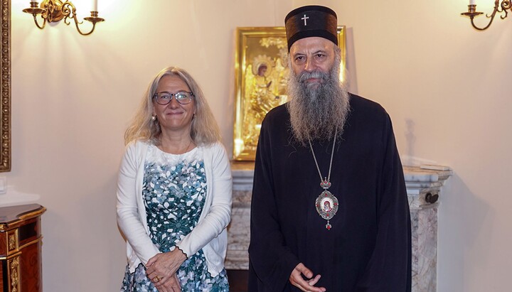 Патријарх Порфирије разговарао са амбасадором Швајцарске