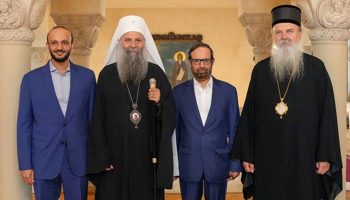 Патријарх Порфирије разговарао са дипломатом УАЕ