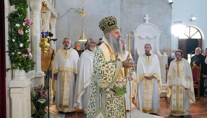 Патријарх Порфирије беседује. Фото: СПЦ