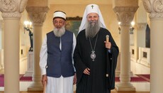 Патријарх Порфирије се састао са Шеихом Имраном Хосеином