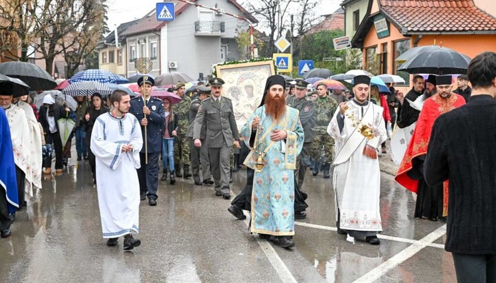 Чудотворна икона. Фото: Епрахија жичка. 