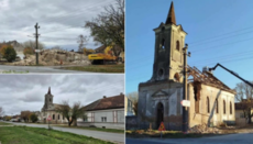 Евангелистичка црква у Тителу срушена услед рушевног стања