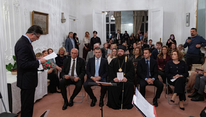 Пријем у Лондону. Фото: Епархија британска