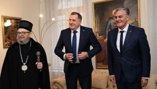 Милорад Додик и Синиша Каран посетили Епархију будимску