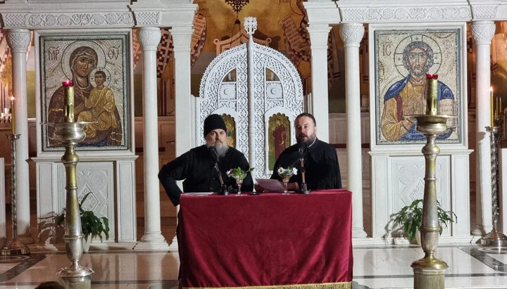 Предавање у Требињу. Фото: Епархија захумско-херцеговачка и приморска.