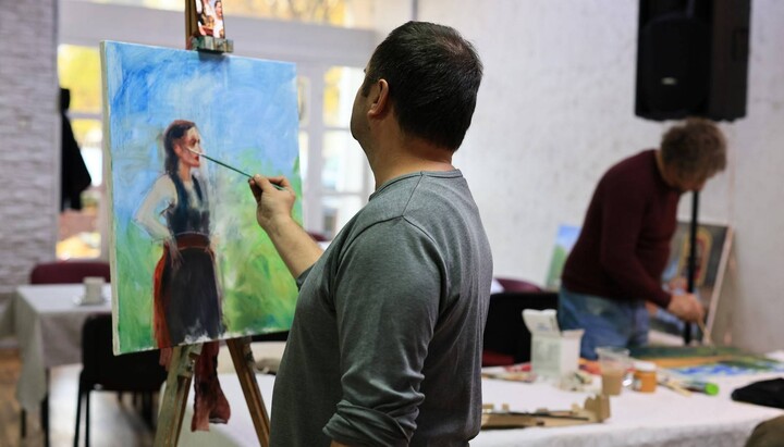 Ликовна колонија .Фото: Епархија сремска