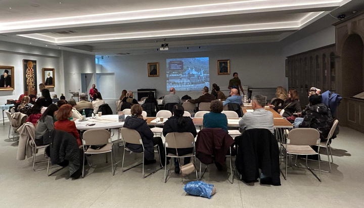 Промоција књиге у Лондону. Фото: Епархија британска. 