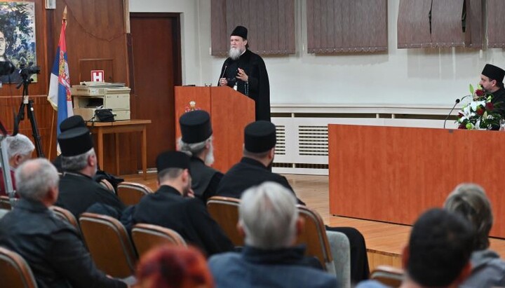 Предавање епископа др Јована Пурића. Фото: СПЦ