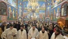 Света тајна јелеосвећења служена у Храму Светог Фјодора Ушакова