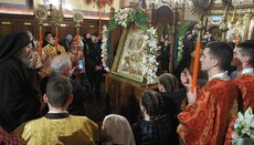 У Бечу дочекана икона Богородице Тројеручице 