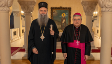 Патријарх Порфирије разговарао са апостолским нунцијем Луиђијем Бјанком 