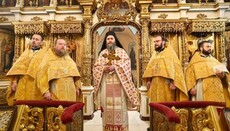 Игуман хиландарски богослужио Подворју СПЦ у Москви