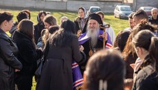 У Обрежу су освећени нови крстови за нови храм Вазнесења Господњег