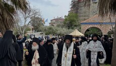 У Ватопеду је одржана Пасхална литија